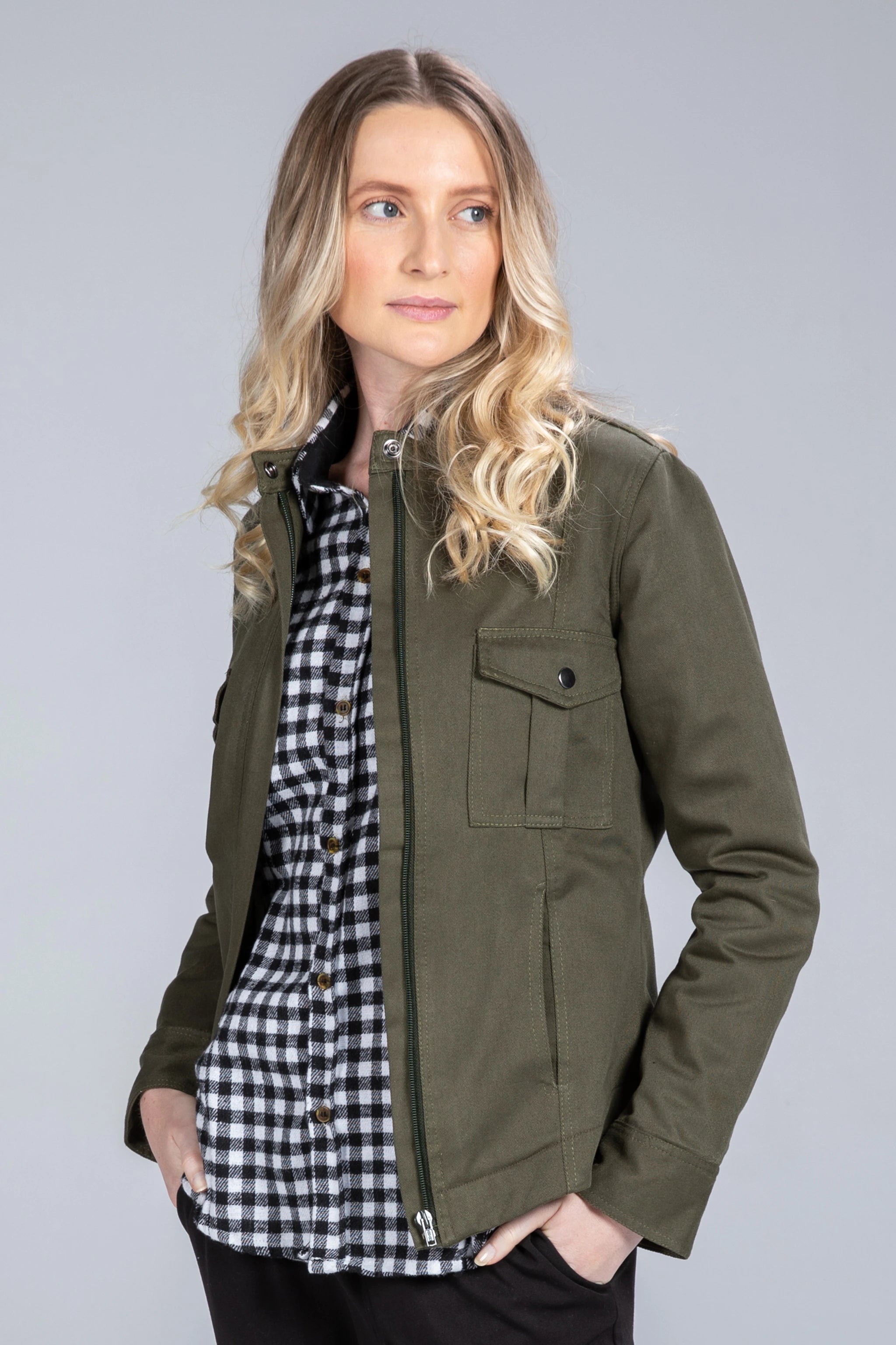Jaqueta camuflada exercito deals feminina